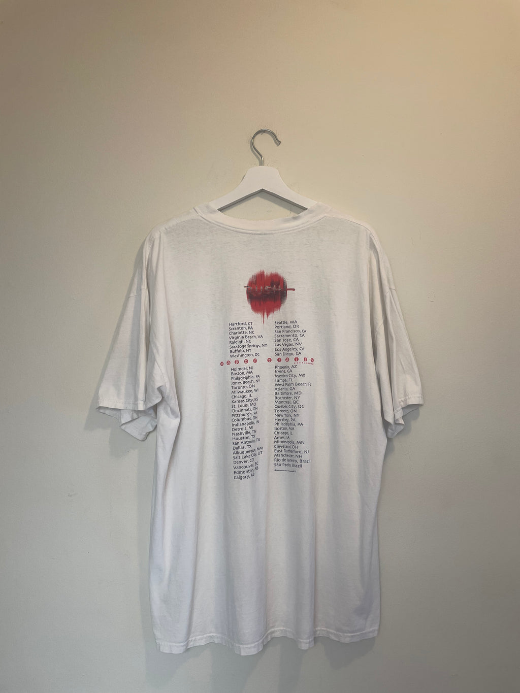 00s Rush Vapor Trails Tour Tee (XL)