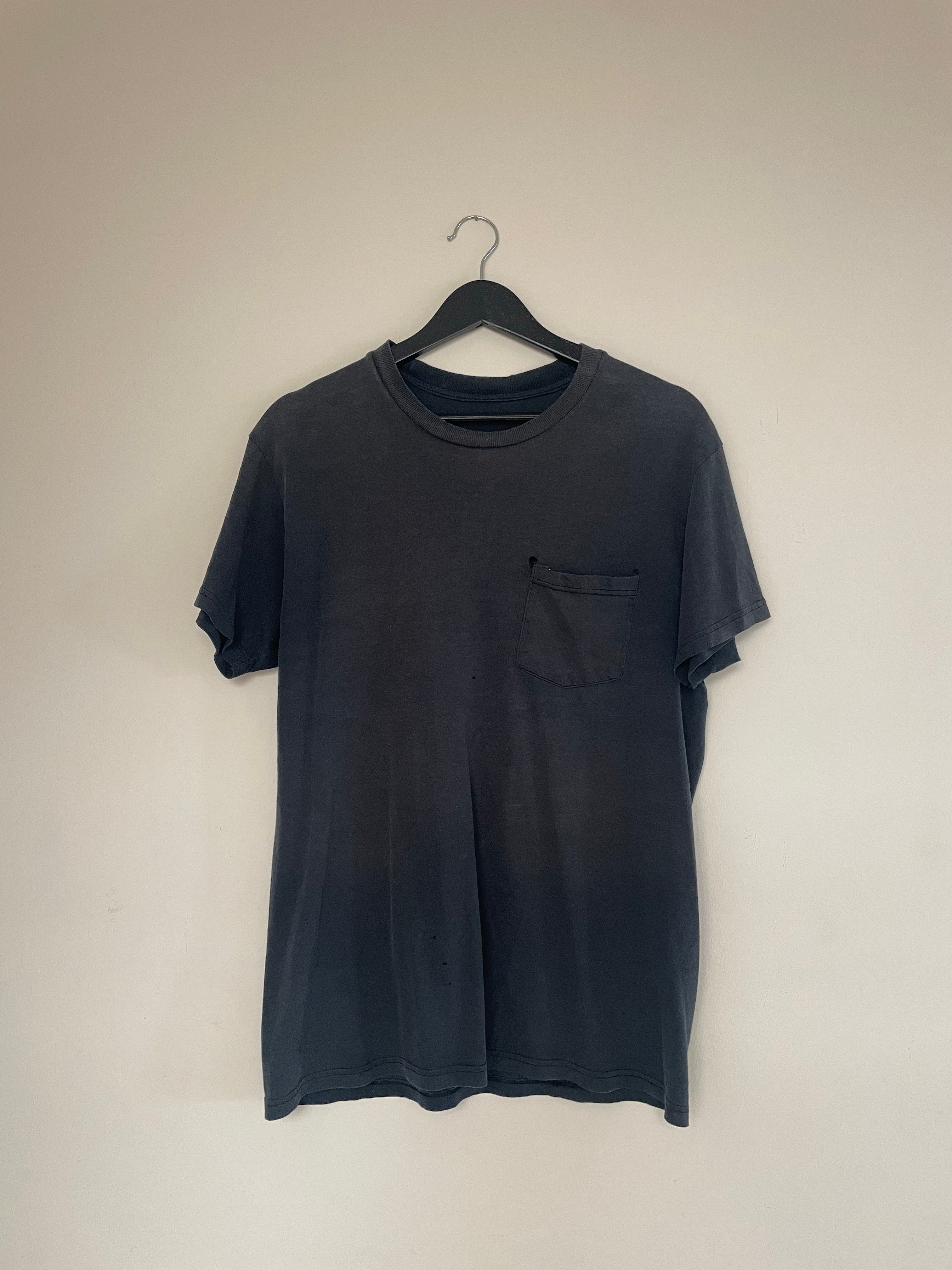 90s Navy Blue Baby Tee (M)