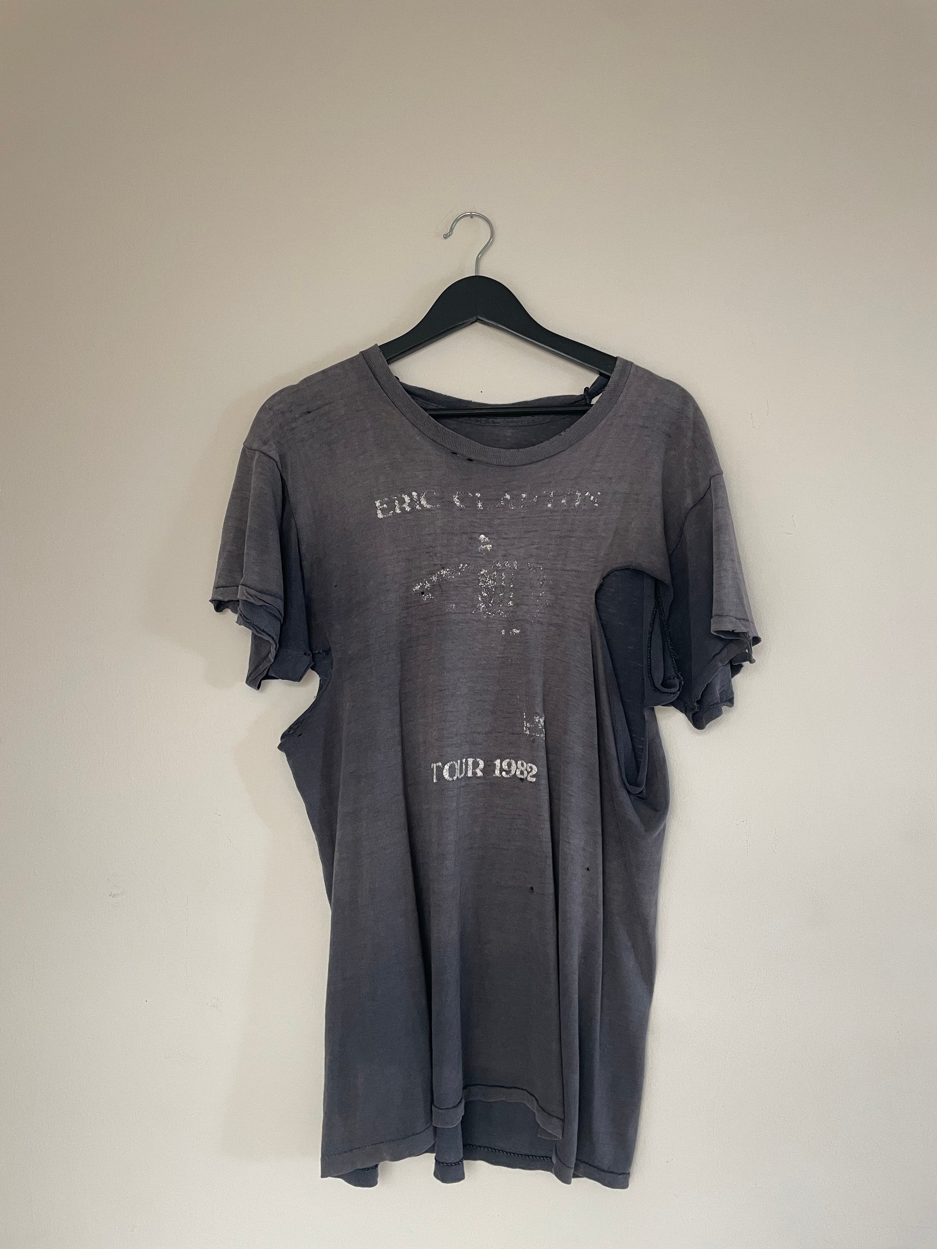 80s Faded Eric Clapton Tour Tee (L)