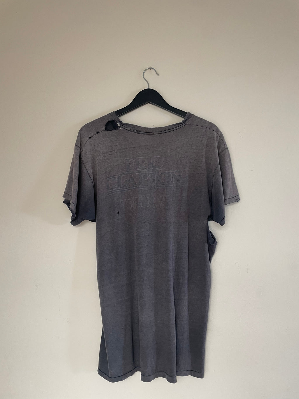 80s Faded Eric Clapton Tour Tee (L)