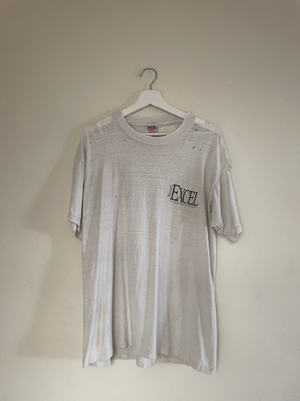 90s Thrashed Microsoft Excel Tee (XL)