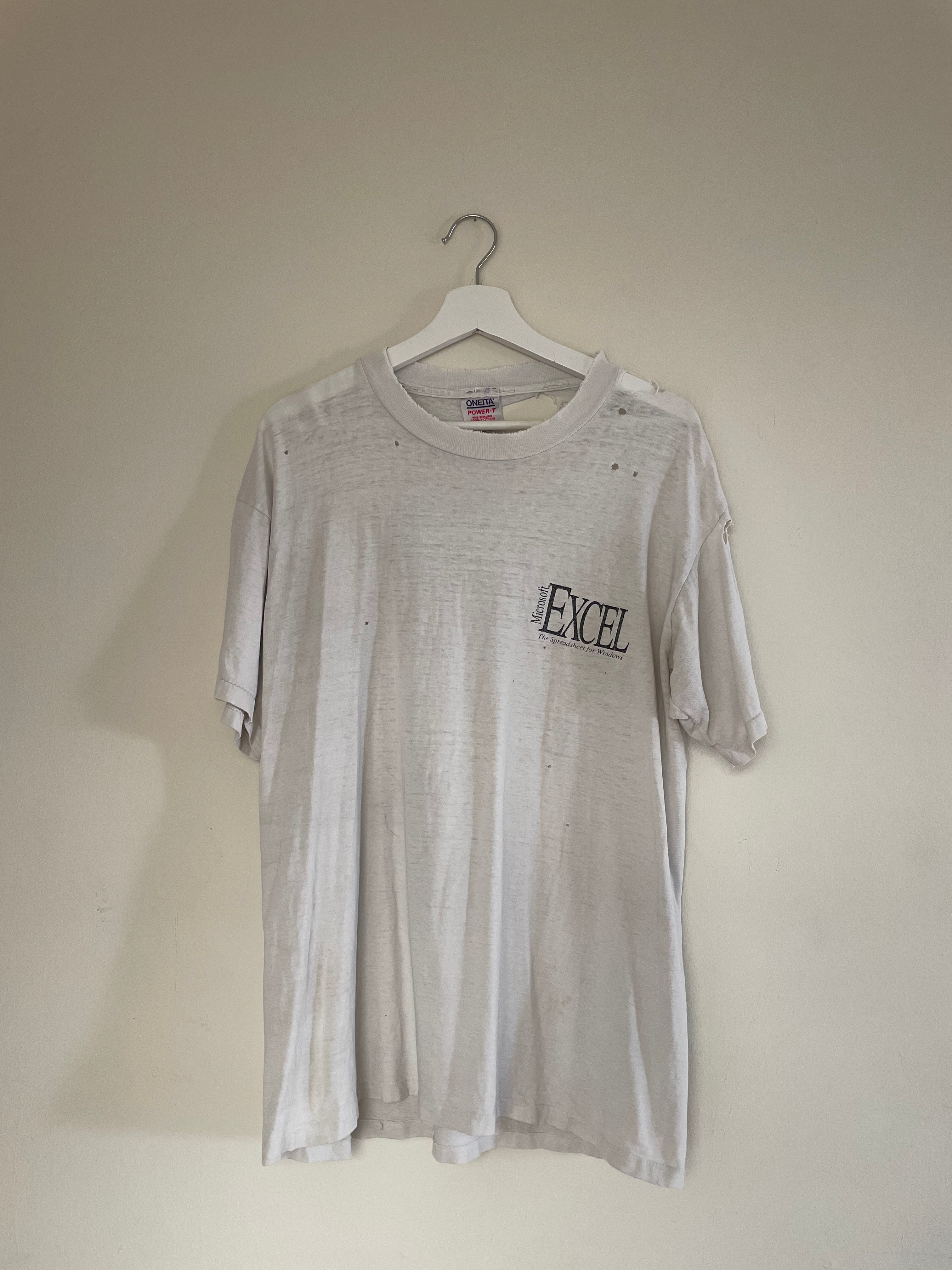 90s Thrashed Microsoft Excel Tee (XL)
