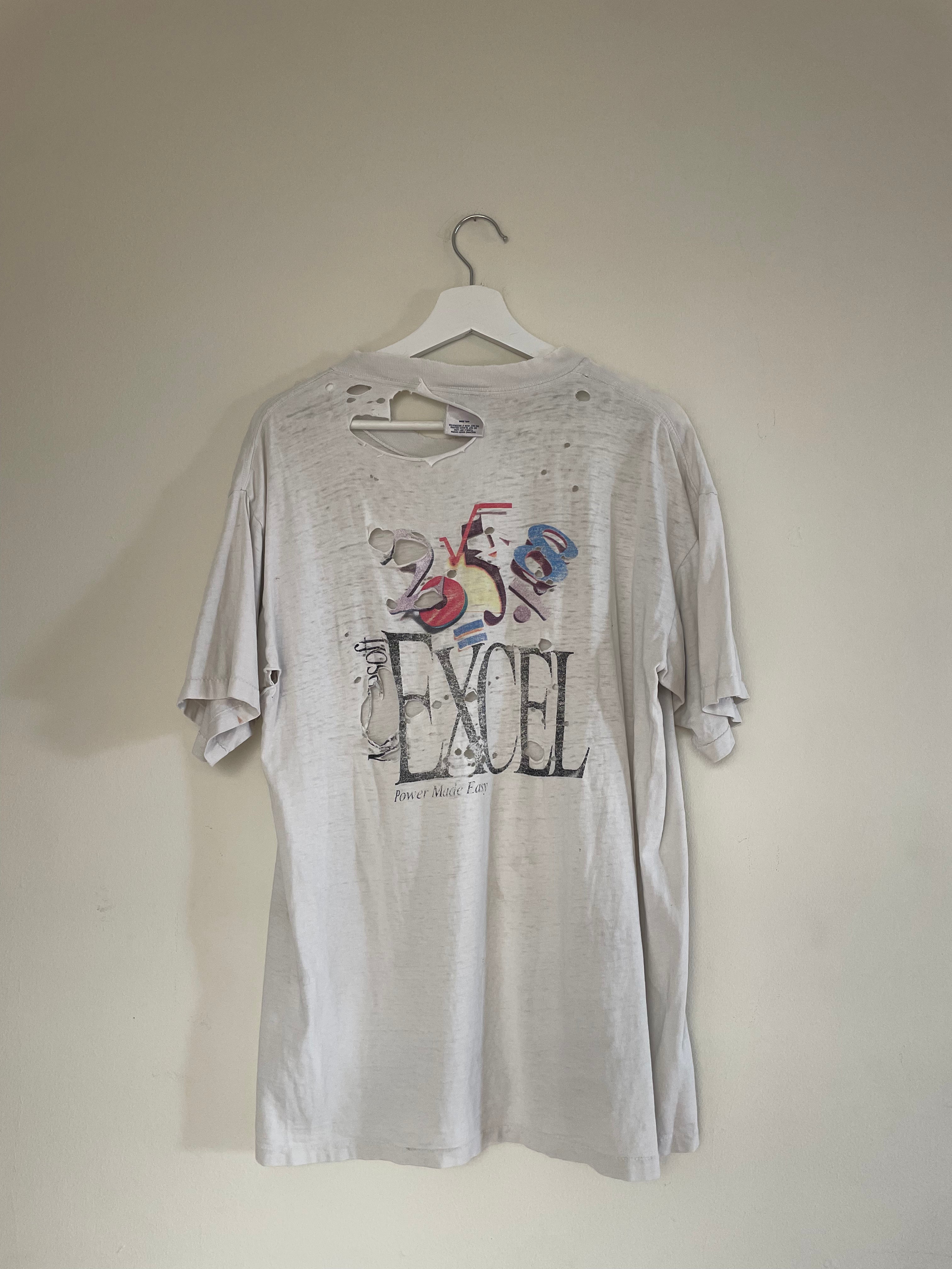 90s Thrashed Microsoft Excel Tee (XL)