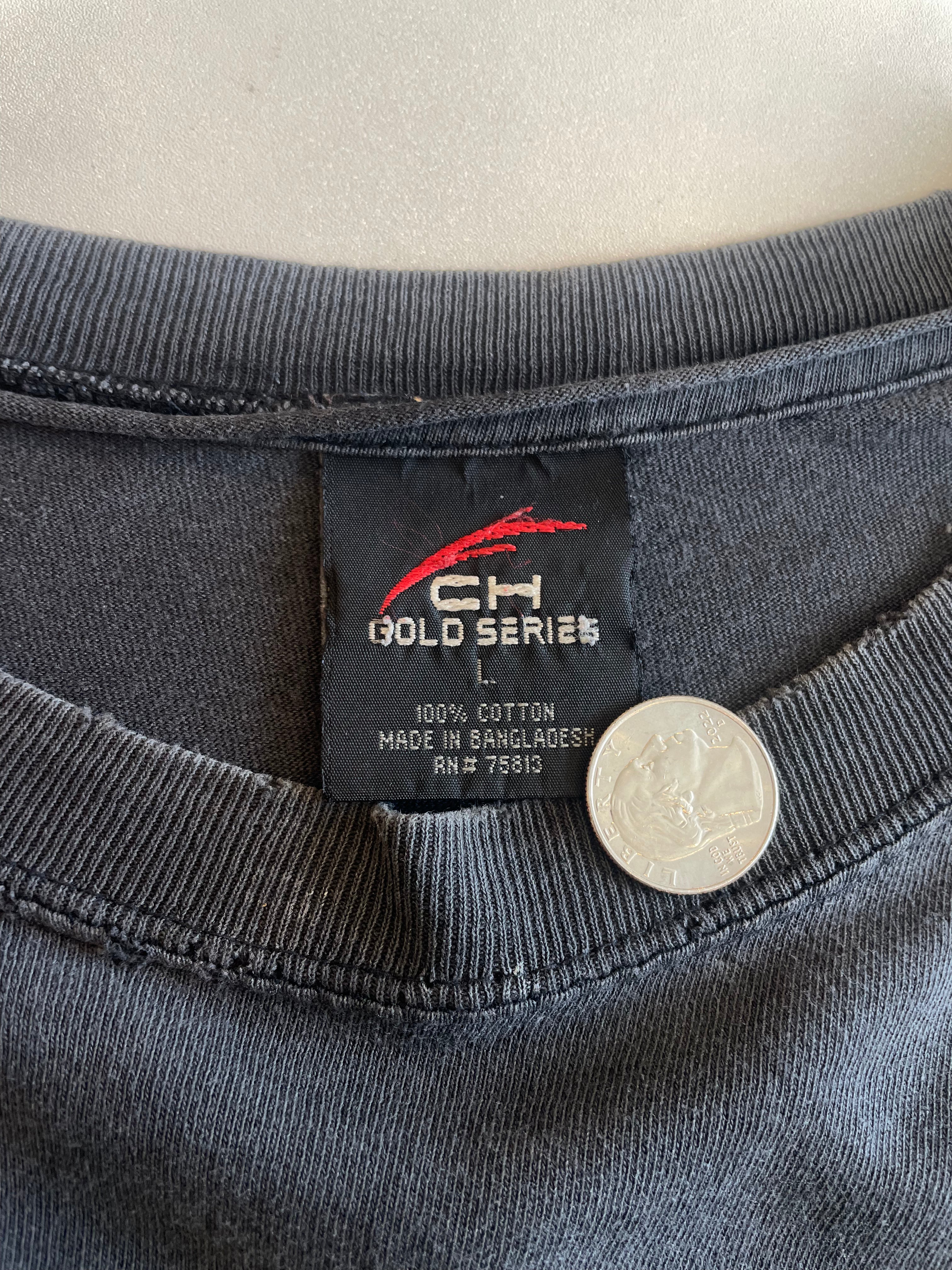 Faded Silent Heart Tee (L)